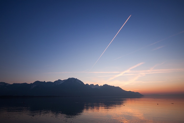 Coucher soleil Montreux - 011